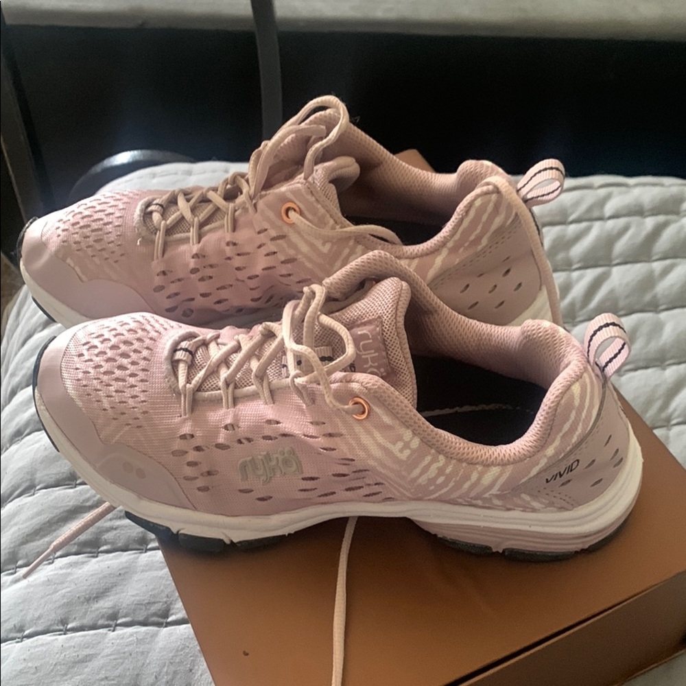 Ryka Pink Athletic Shoes with Breathable Mesh
